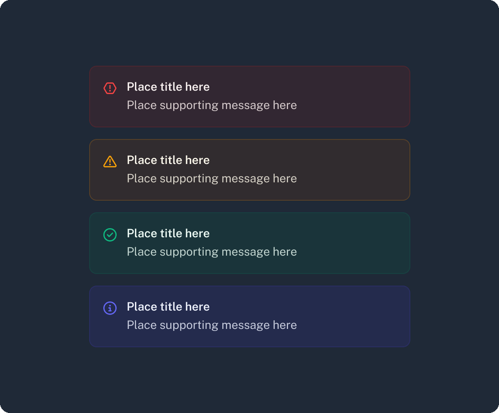 Stylus alerts, dark mode