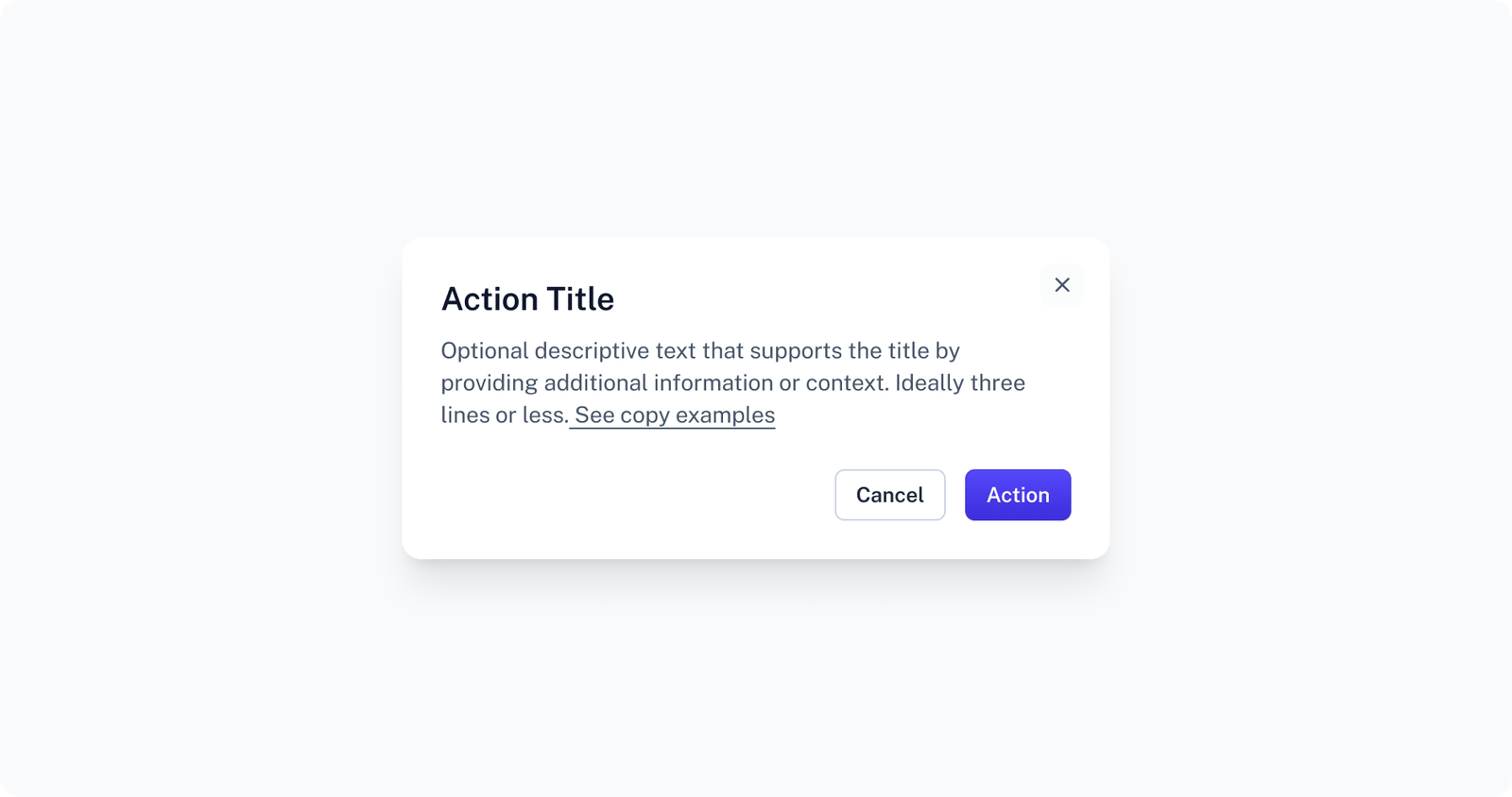 Stylus dialog component