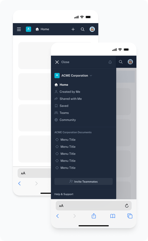 Mobile navigation