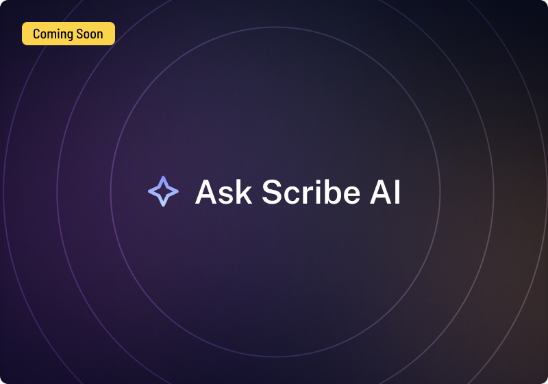 Ask Scribe AI
